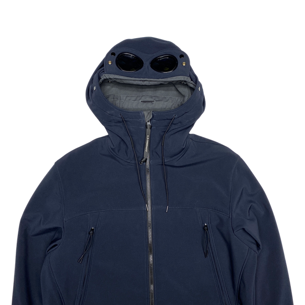 Cp company soft shell jacket navy hot sale