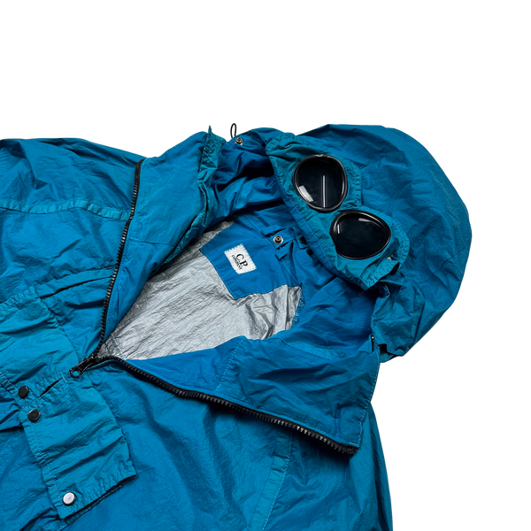 CP Company Blue Nyfoil Goggle Jacket Medium