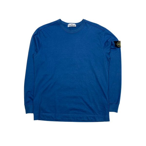 Stone Island 2020 Blue Cotton Crewneck Sweatshirt