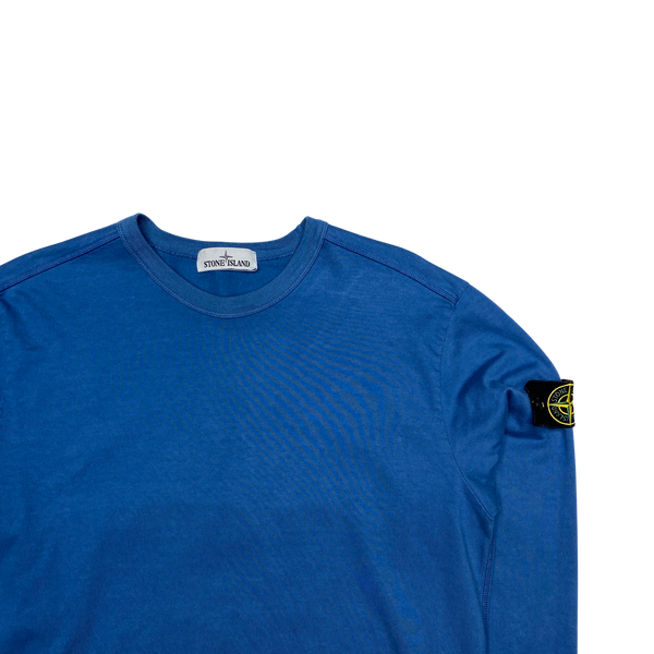 Stone Island 2020 Blue Cotton Crewneck Sweatshirt