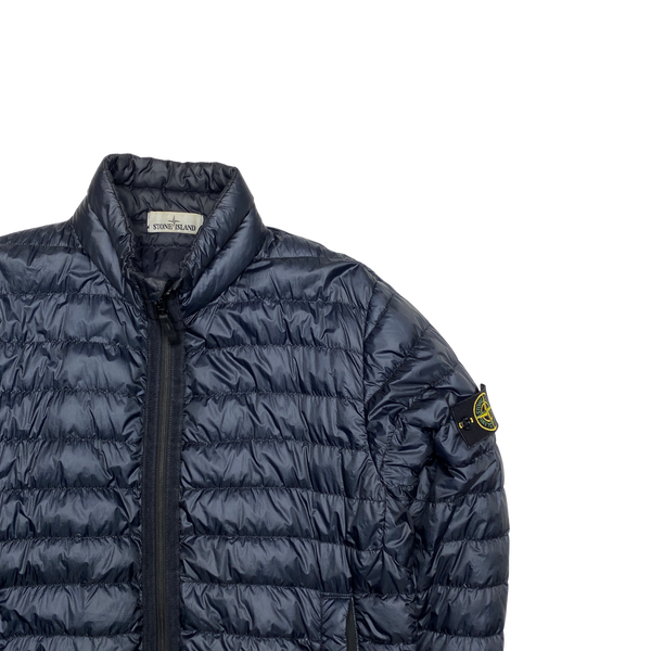 Stone Island Navy Garment Dyed 2014 Puffer Jacket