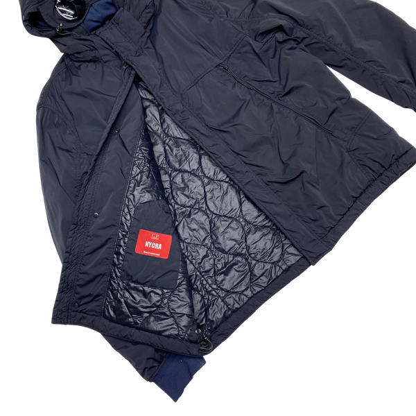 CP Company Navy Nycra Goggle Jacket