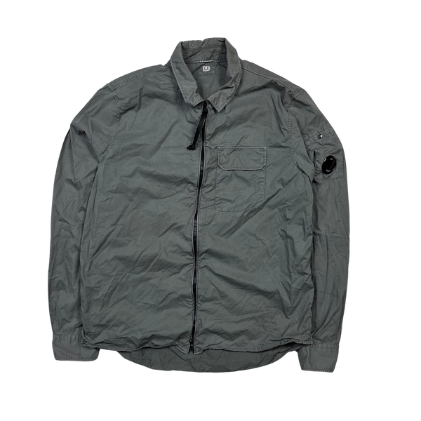 CP Company Grey Zipped Overshirt - XL