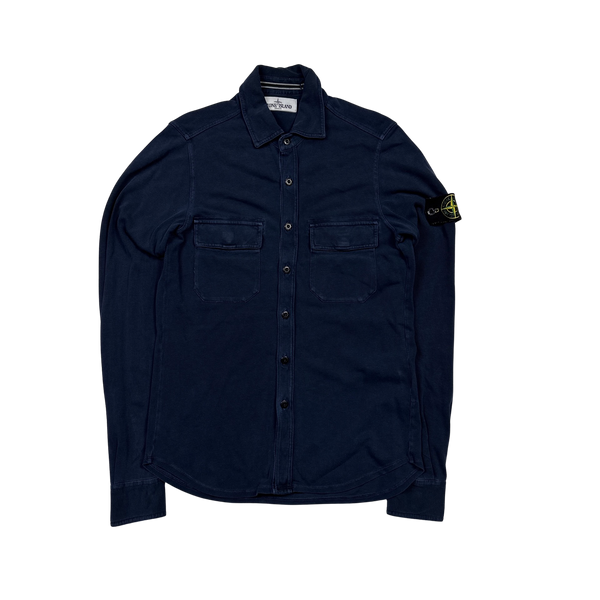 Stone Island 2013 Navy Blue Cotton Shirt - XS