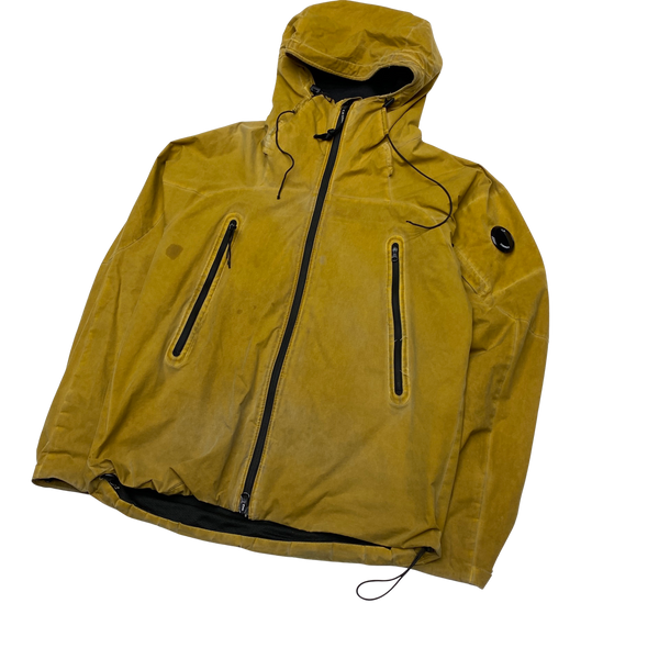 CP Company Yellow Hooded Pro Tek Jacket