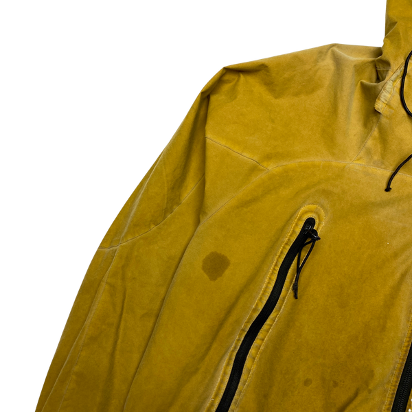 CP Company Yellow Hooded Pro Tek Jacket