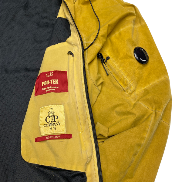 CP Company Yellow Hooded Pro Tek Jacket