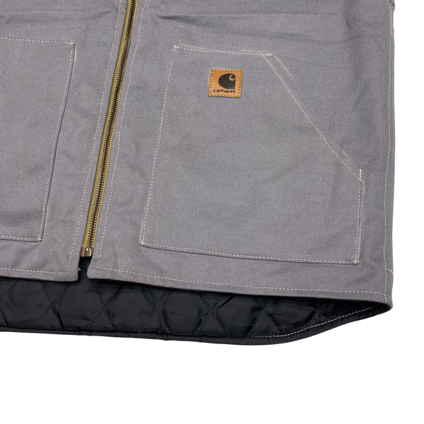 Carhartt Grey Reworked Quilted Gilet