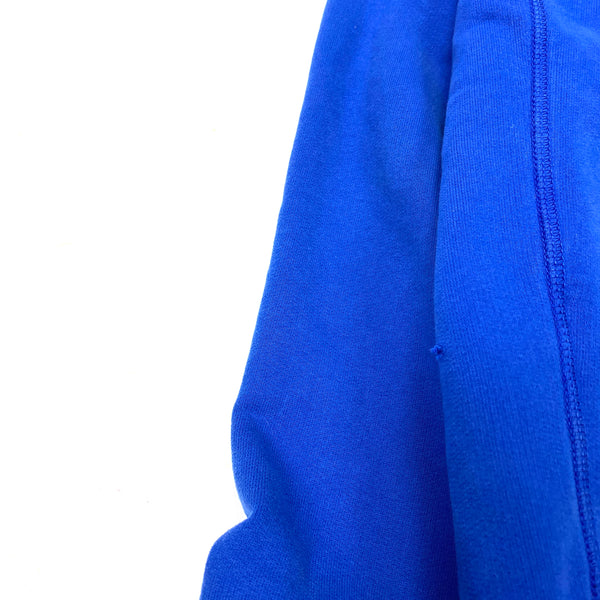 Stone Island Blue Hooded Zip Up Jumper