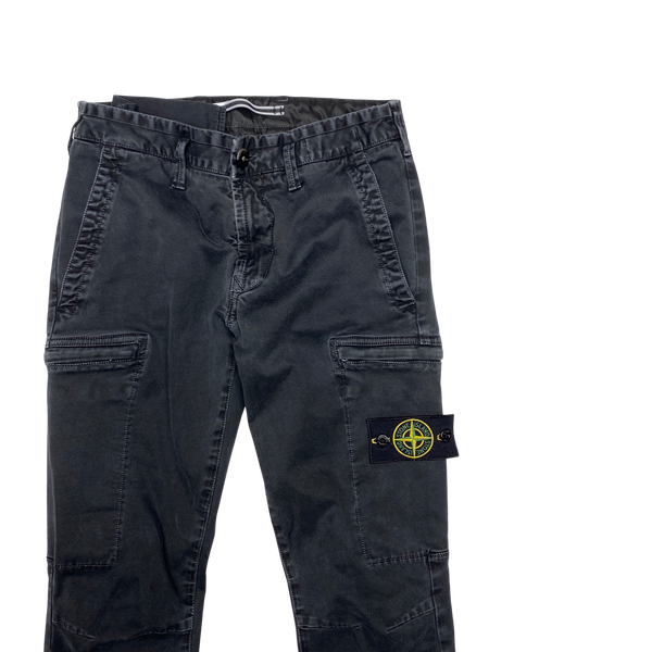 Stone Island 2014 Black Cargo Trousers