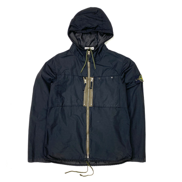 Stone Island Black 2010 Nylon Resin Treated Jacket