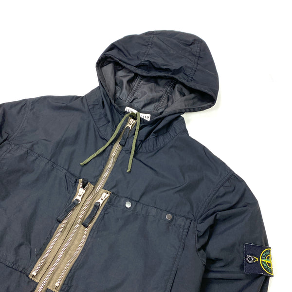 Stone Island Black 2010 Nylon Resin Treated Jacket