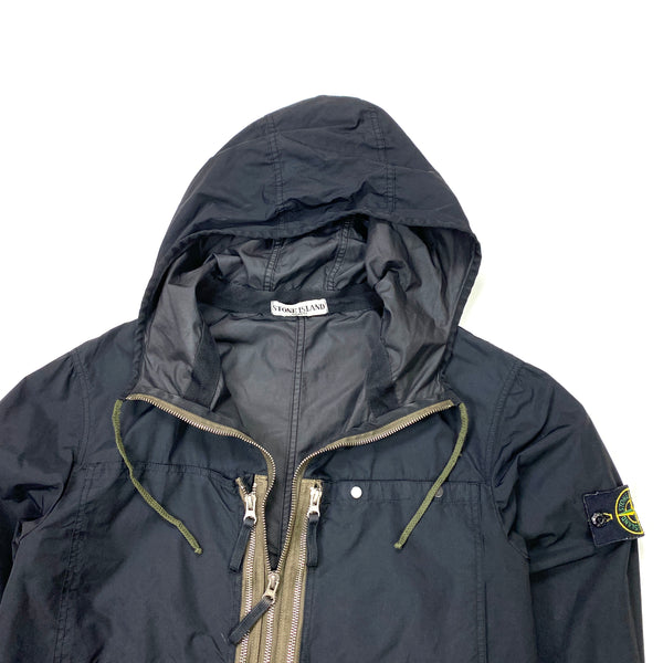 Stone Island Black 2010 Nylon Resin Treated Jacket