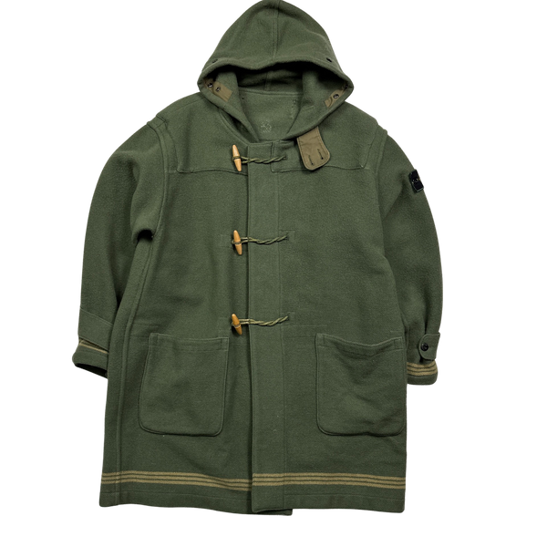 Stone Island 1988 Green Montgomery Duffle Coat Medium Mat s Island