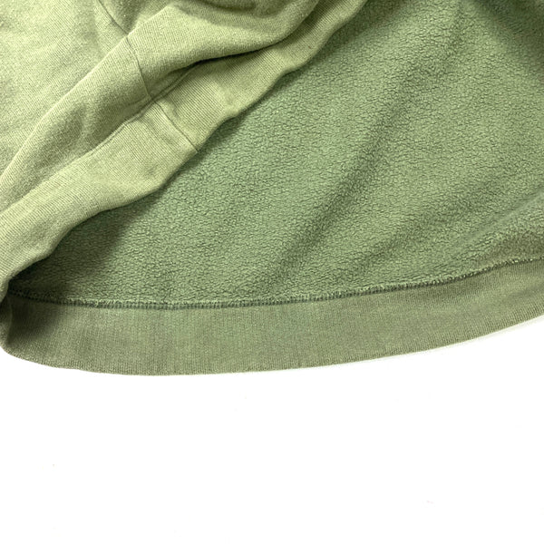 Stone Island Thick Cotton Olive Hooded Jumper
