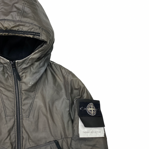 Stone Island Thermo Reflective Quilted Bomber Jacket