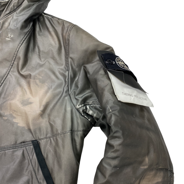 Stone Island Thermo Reflective Quilted Bomber Jacket