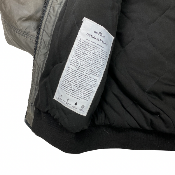 Stone Island Thermo Reflective Quilted Bomber Jacket