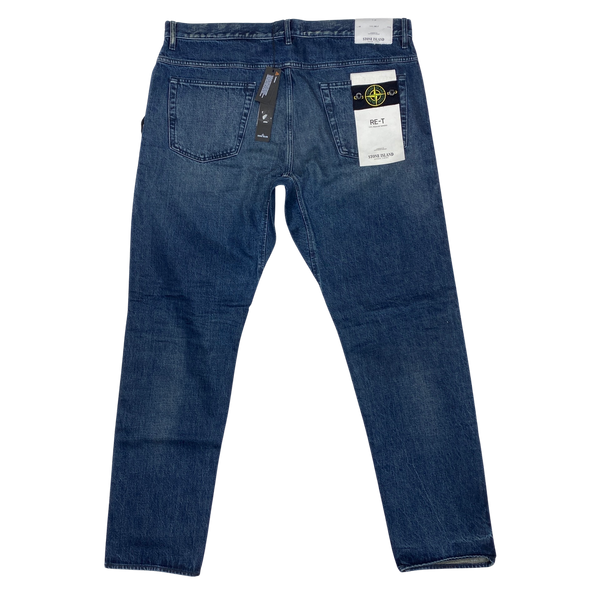 Stone Island 2018 RE T Light Wash Denim Jeans