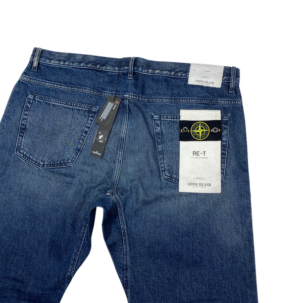 Stone Island 2018 RE T Light Wash Denim Jeans