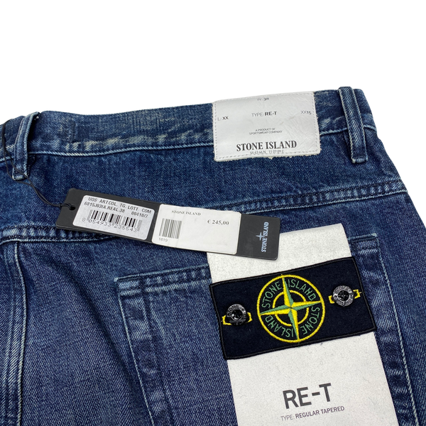 Stone Island 2018 RE T Light Wash Denim Jeans
