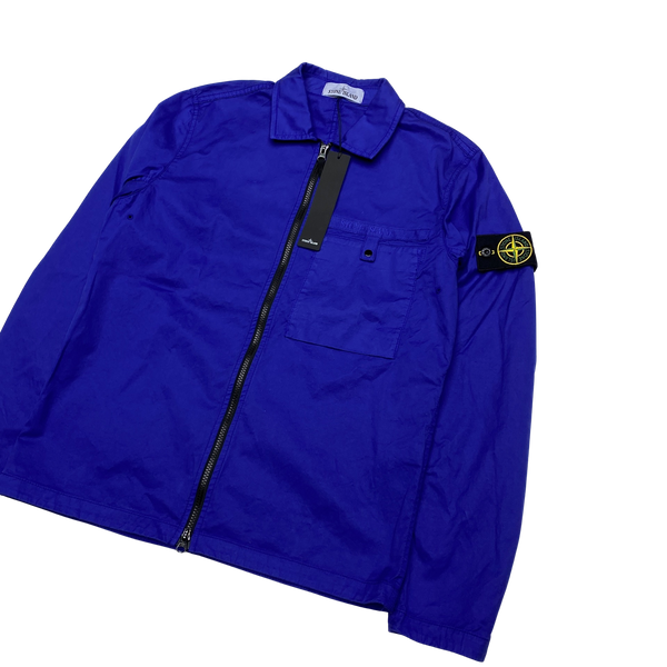Stone Island 2022 Supima Cotton Spellout Overshirt