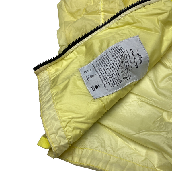 Stone Island 2019 Yellow Lamy Velour Jacket