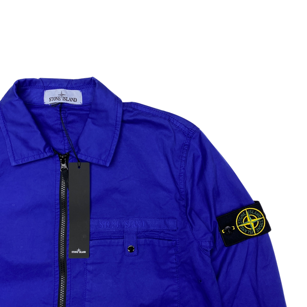 Stone Island 2022 Supima Cotton Spellout Overshirt