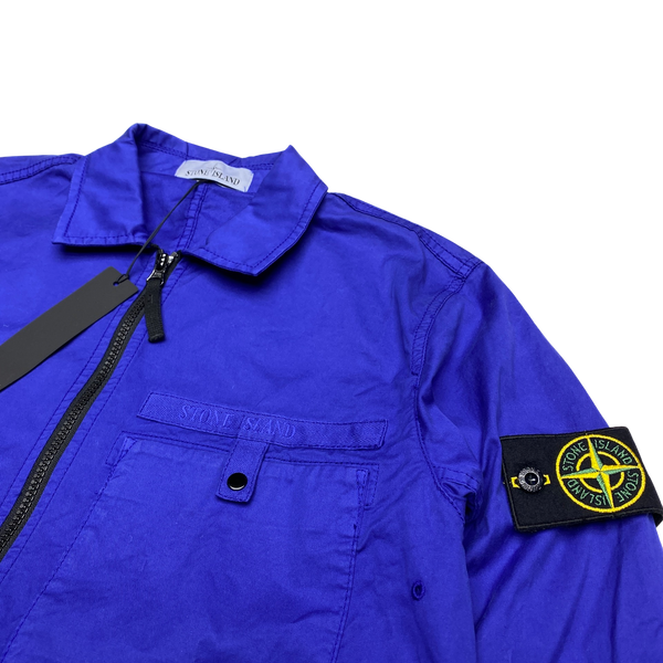 Stone Island 2022 Supima Cotton Spellout Overshirt