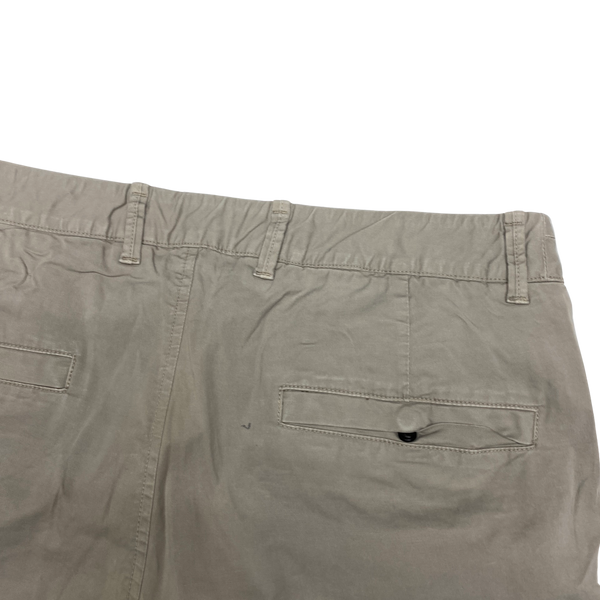 Stone Island 2018 Slim Beige Cargo Shorts