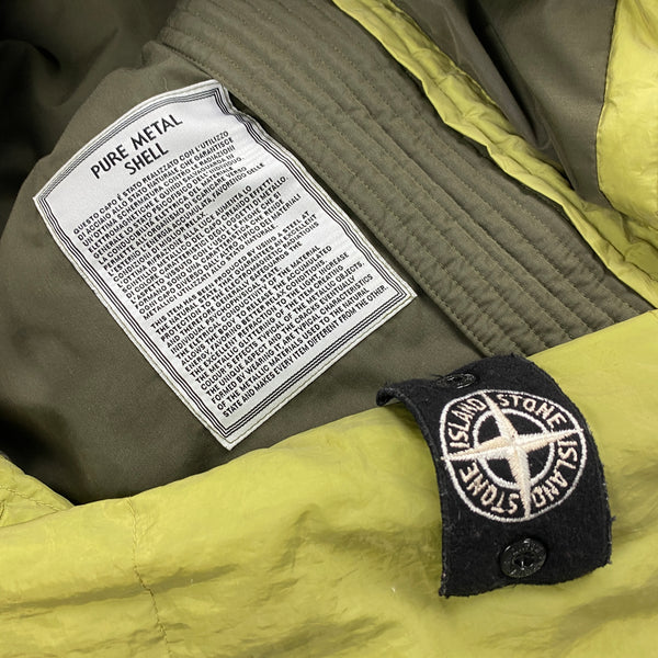 Stone Island AW2000 Hooded Green Pure Metal Shell