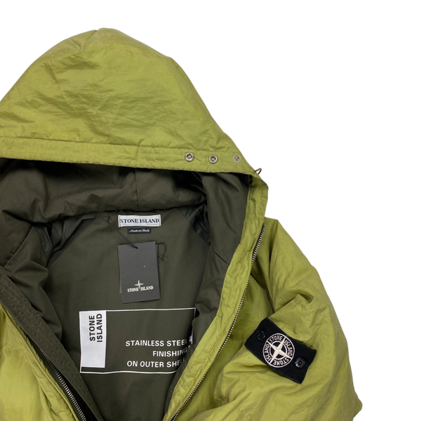 Stone Island AW2000 Hooded Green Pure Metal Shell