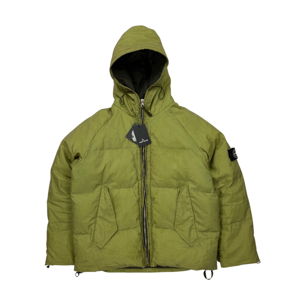 Stone Island AW2000 Hooded Green Pure Metal Shell
