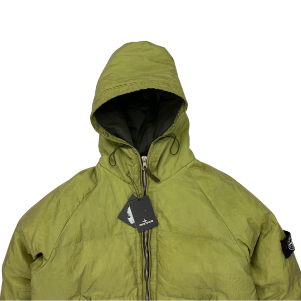Stone Island AW2000 Hooded Green Pure Metal Shell