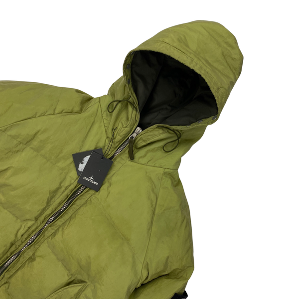 Stone Island AW2000 Hooded Green Pure Metal Shell