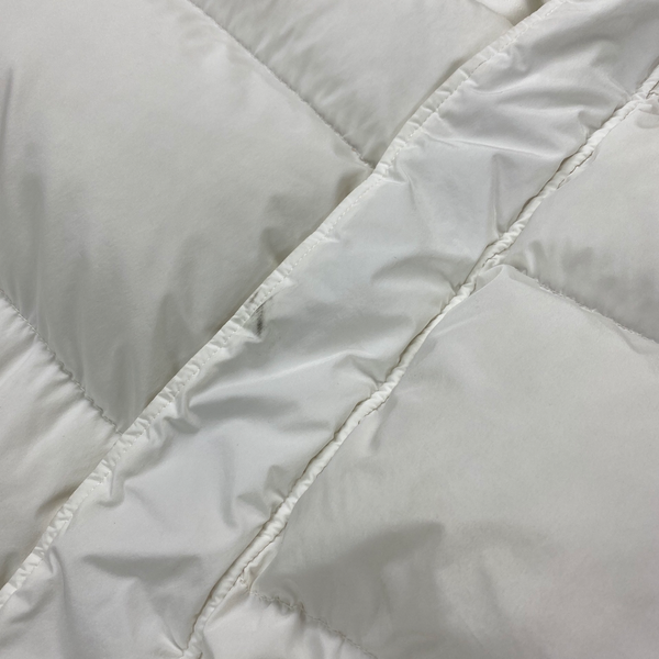 CP Company White Nycra Down Filled Parka Jacket