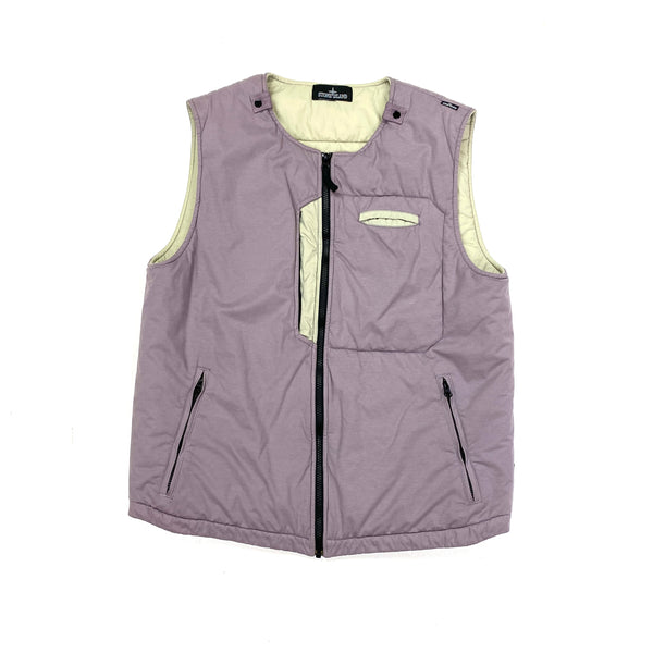 Stone Island Lavender Shadow Project Padded Vest
