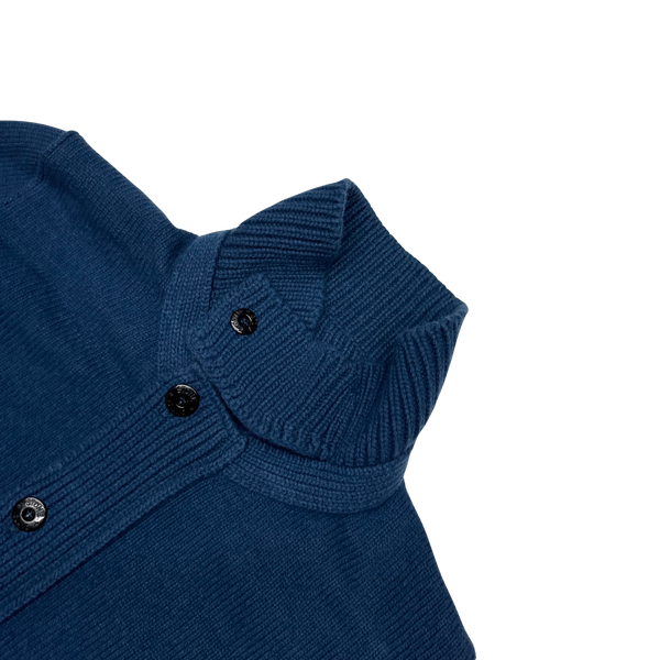 Stone Island 2013 Blue Cardigan Knit Jumper