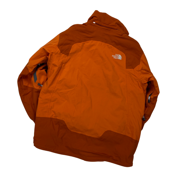 North Face Two Tone Orange Waterproof Ski Jacket