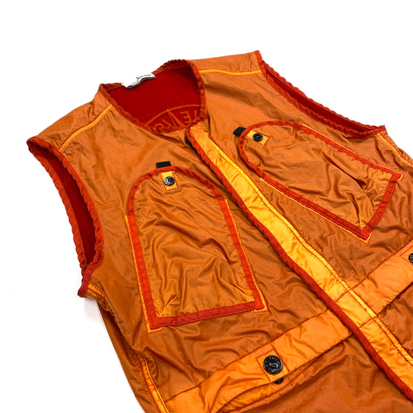 Stone Island Orange Lamy Flock Vest