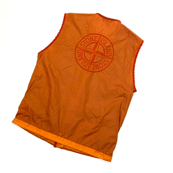 Stone Island Orange Lamy Flock Vest