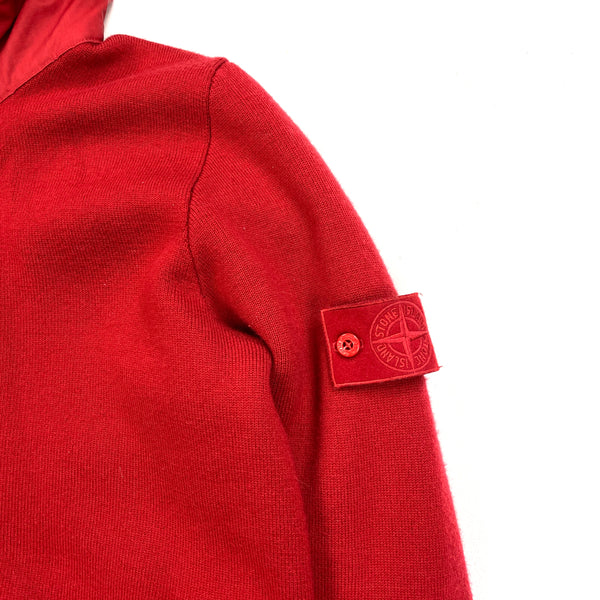 Stone Island 2013 Red President Ghost Knit Jacket