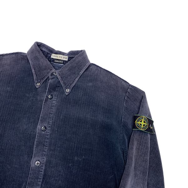 Stone Island Vintage Navy Jumbo Cord Overshirt