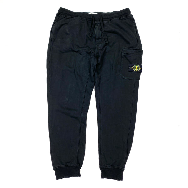 Black stone island tracksuit bottoms discount