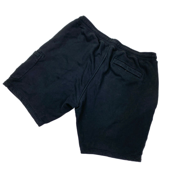 Stone Island Black Cotton Shorts