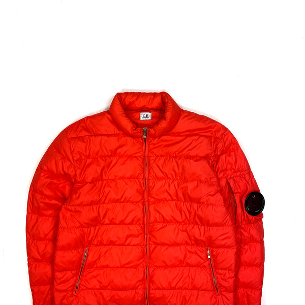 CP Company Orange Down Filled Puffer Jacket
