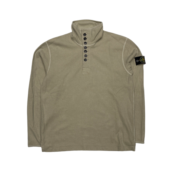 Stone Island 2002 Ribbed Cotton Pullover