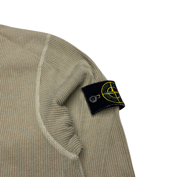 Stone Island 2002 Ribbed Cotton Pullover