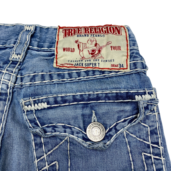 True Religion Jack Super T Light Denim Jeans