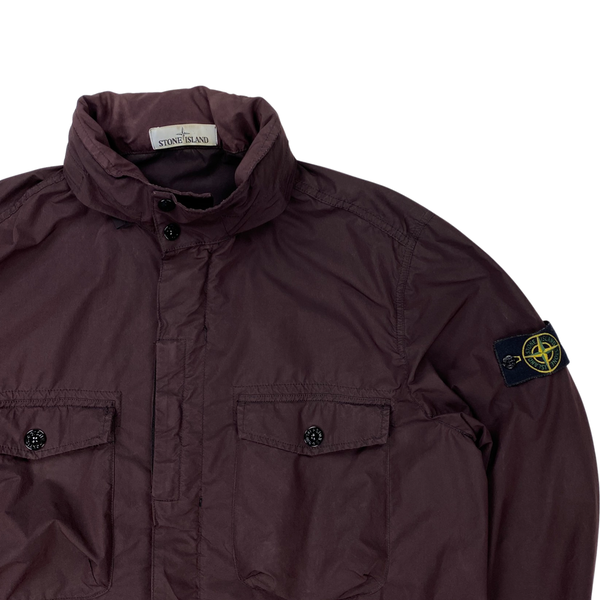 Stone Island Aubergine Purple David Tela Light-TC Multipocket Jacket